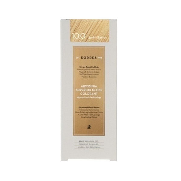 Korres Abyssinia Superior Gloss Colorant 10.0 Ξανθό Πλατίνας 50ml