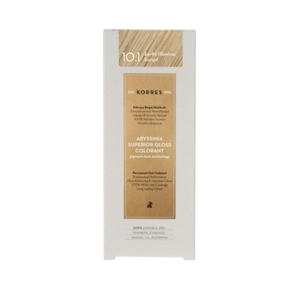 Korres Abyssinia Superior Gloss Colorant 10.1 Ξανθό Πλατίνας Σαντρέ