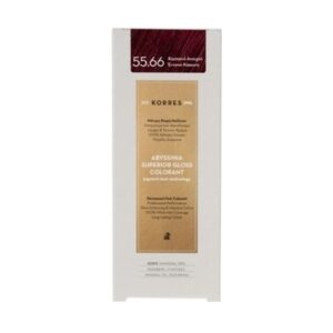 Korres Abyssinia Superior Gloss Colorant 55.66 Καστανό Ανοιχτό Έντονο Κόκκινο