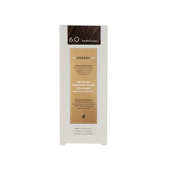Korres Abyssinia Superior Gloss Colorant 6.0 Ξανθό Σκούρο