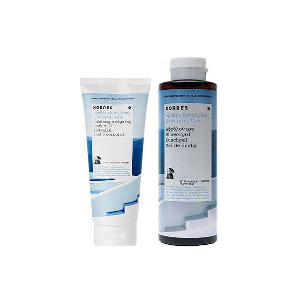 Korres Αμπέλι Σαντορίνης Αφρόλουτρο 250ml & Γαλάκτωμα Σώματος 200ml
