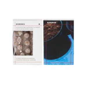 Korres Απολεπιστικό Σαπούνι Μασάζ με Κόκκους Φυκιών και Καφεϊνη 125g