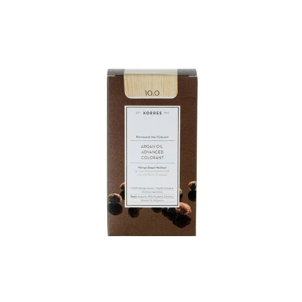 Korres Argan Oil Advanced Colorant 10.0 Ξανθό Πλατίνας Φυσικό