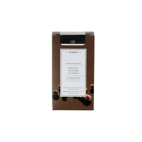 Korres Argan Oil Advanced Colorant 1.0 Μαύρο Φυσικό