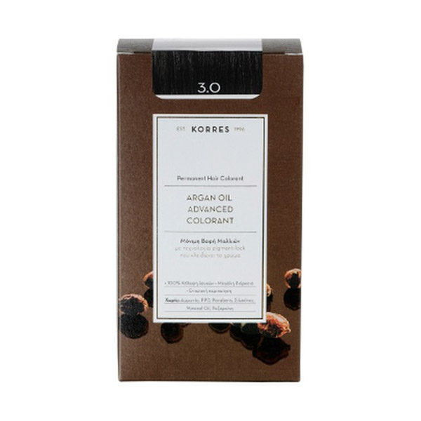 Korres Argan Oil Advanced Colorant 3.0 Καστανό Σκούρο Φυσικό
