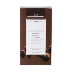 Korres Argan Oil Advanced Colorant 5.0 Καστανό Ανοιχτό Φυσικό