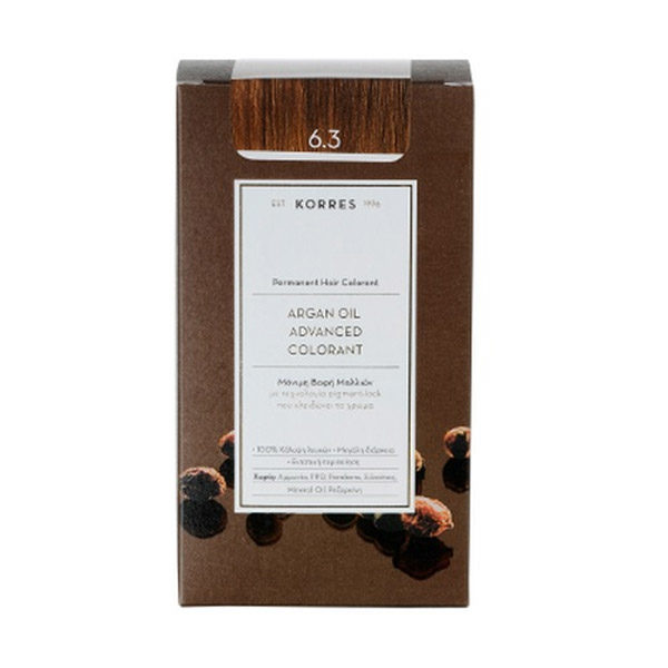 Korres Argan Oil Advanced Colorant 6.3 Ξανθό Σκούρο Μελί