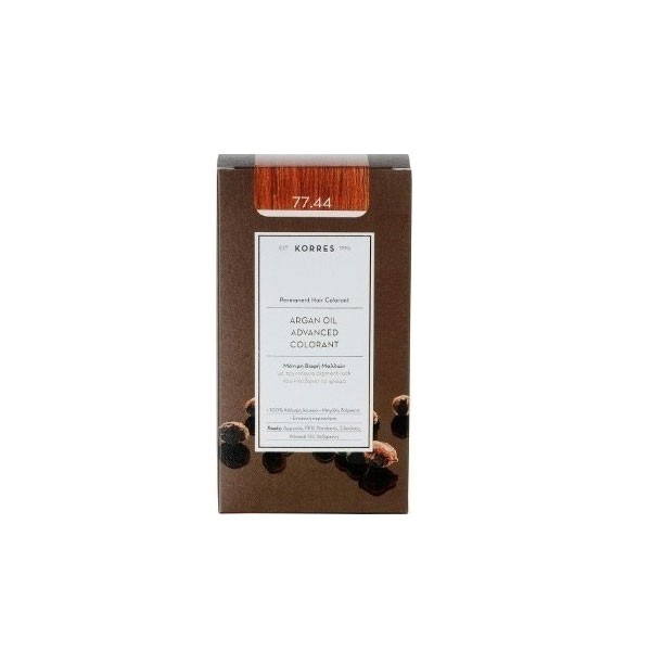 Korres Argan Oil Advanced Colorant 77.44 Ξανθό Έντονο Χάλκινο