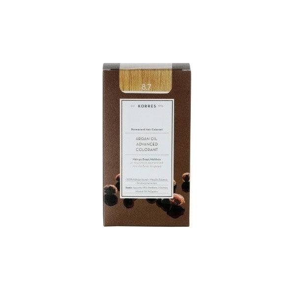 Korres Argan Oil Advanced Colorant 8.7 Καραμέλα