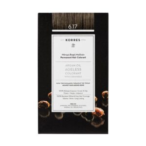 Korres Argan Oil Ageless Colorant Νο 6.17 Ξανθό Σκούρο Μπεζ 50ml