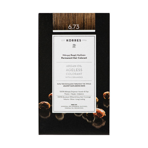 Korres Argan Oil Ageless Colorant Νο 6.73 Χρυσό Κακάο 50ml