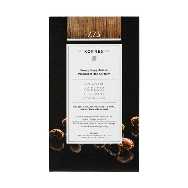 Korres Argan Oil Ageless Colorant Νο 7.73 Χρυσή Μόκα 50ml