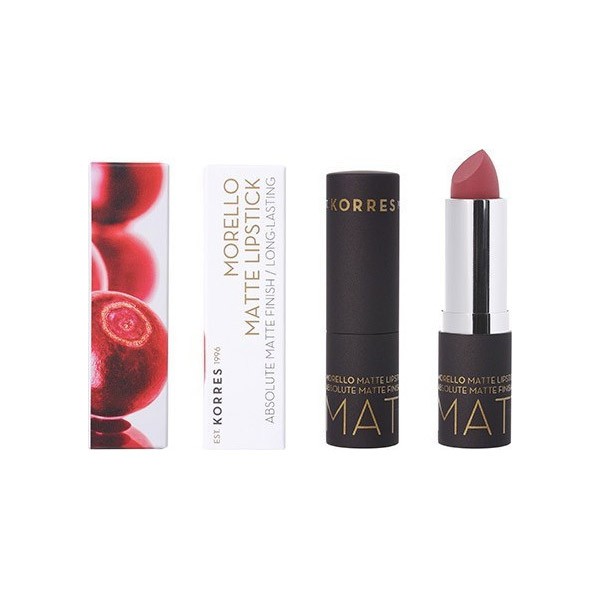 Korres Morello Matte Lipstick 23 Natural Purple 3.5 g