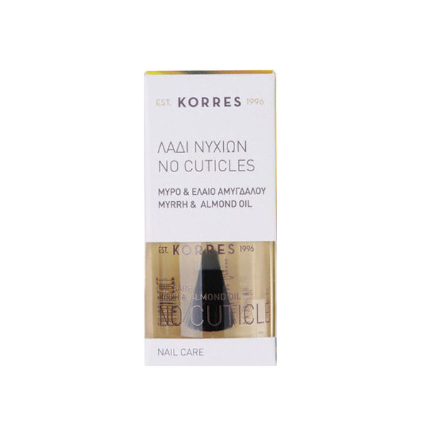 Korres No Cuticles Λάδι Νυχιών κατά των Παρανυχίδων με Μύρο & Έλαιο Αμυγδάλου 10ml
