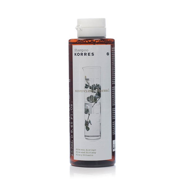 Korres Σαμπουάν για Κανονικά Μαλλιά με Αλόη και Δίκταμο 250ml