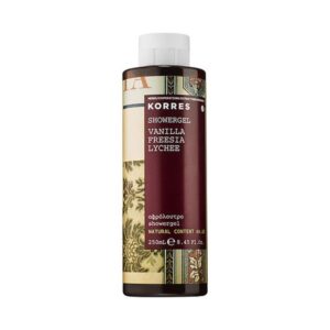 Korres Showergel Vanilla Freesia Lychee 250ml