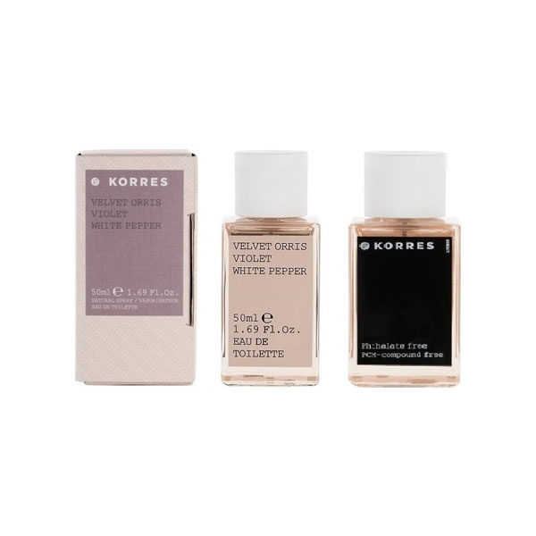 Korres Velvet Orris Violet White Pepper Eau de Toilette 50ml