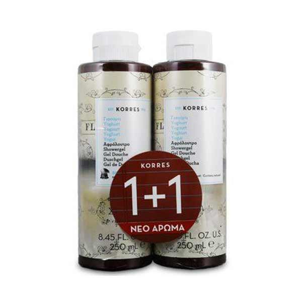 Korres Αφρόλουτρο Γιαούρτι 2x 250ml