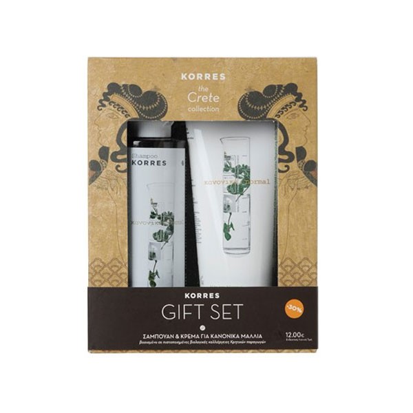 Korres Σαμπουάν Για Κανονικά Μαλλιά Αλόη & Δίκταμο 250ml & Conditioner 200ml