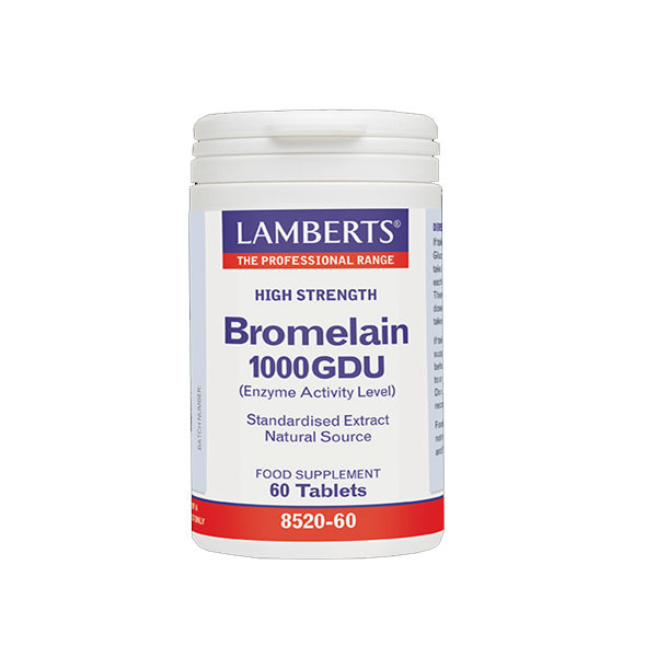 Lamberts Bromelain 1000GDU 400mg 60 ταμπλέτες