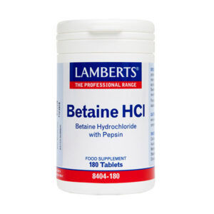 Lamberts Betaine Hci 324mg Pepsin 180 ταμπλέτες