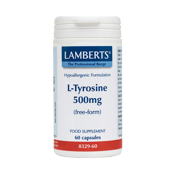 Lamberts L-Tyrosine 500mg 60 κάψουλες