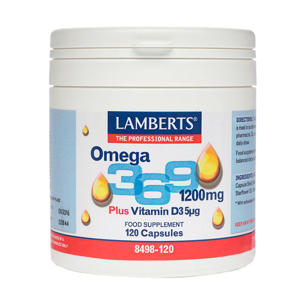 Lamberts Omega 3-6-9 1200mg 120 κάψουλες