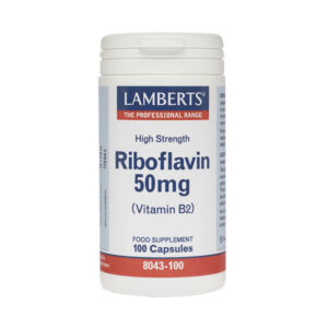 Lamberts Riboflavin Vit B2 50mg 100 κάψουλες