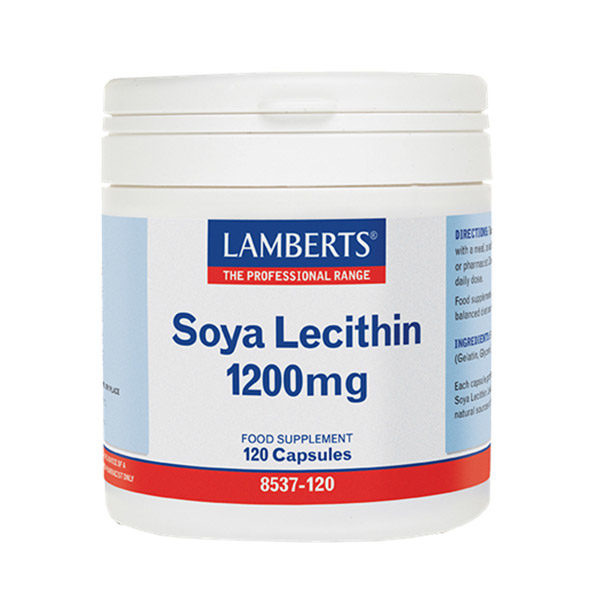 Lamberts Soya Lecithin 1200mg 120 κάψουλες