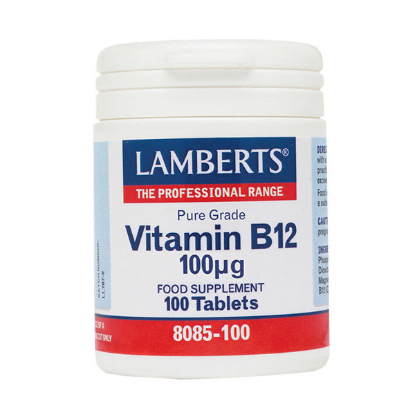 Lamberts Vitamin B-12 100mg 100 ταμπλέτες