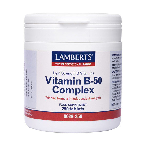 Lamberts Vitamin Β-50 Complex 250 ταμπλέτες