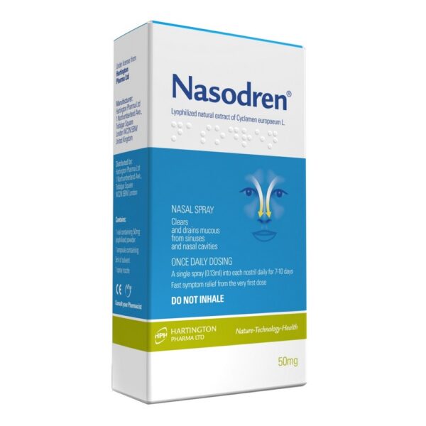 PHARMAQ NASODREN NASAL SPRAY 50ML
