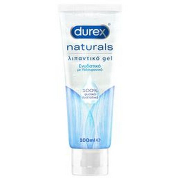 DUREX NATURALS LUBE GEL ΛΙΠΑΝΤΙΚΟ ΤΖΕΛ ΕΝΥΔΑΤΙΚΟ ΜΕ ΥΑΛΟΥΡΟΝΙΚΟ ΟΞΥ 100ML