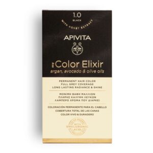 APIVITA MY COLOR ELIXIR ΜΟΝΙΜΗ ΒΑΦΗ Νο 1.0 ΜΑΥΡΟ