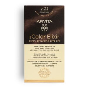APIVITA MY COLOR ELIXIR ΜΟΝΙΜΗ ΒΑΦΗ Νο 5.03 ΚΑΣΤΑΝΟ ΑΝΟΙΧΤΟ ΦΥΣΙΚΟ ΜΕΛΙ