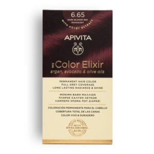 APIVITA MY COLOR ELIXIR ΜΟΝΙΜΗ ΒΑΦΗ Νο 6.65 ΕΝΤΟΝΟ ΚΟΚΚΙΝΟ