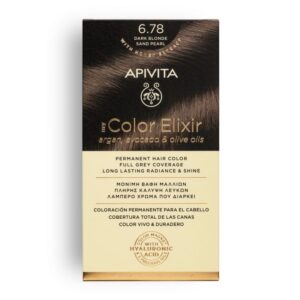 APIVITA MY COLOR ELIXIR ΜΟΝΙΜΗ ΒΑΦΗ Νο 6.78 ΞΑΝΘΟ ΣΚΟΥΡΟ ΜΠΕΖ ΠΕΡΛΕ