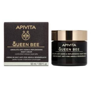APIVITA QUEEN BEE KΡΕΜΑ ΝΥΧΤΑΣ ΟΛΙΣΤΙΚΗΣ ΑΝΤΙΓΗΡΑΝΣΗΣ 50ml