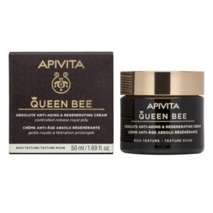 APIVITA QUEEN BEE ΚΡΕΜΑ ΗΜΕΡΑΣ ΟΛΙΣΤΙΚΗΣ ΑΝΤΙΓΗΡΑΝΣΗΣ ΠΛΟΥΣΙΑΣ ΥΦΗΣ 50ml