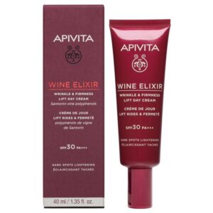 APIVITA WINE ELIXIR ΑΝΤΙΡΥΤΙΔΙΚΗ ΚΡΕΜΑ ΗΜΕΡΑΣ ΓΙΑ ΣΥΣΦΙΞΗ & LIFTING SPF30 40ml