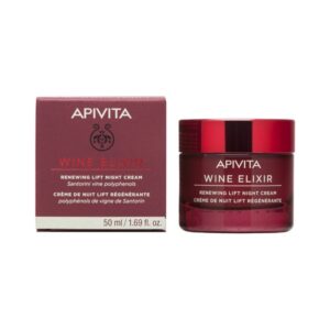 APIVITA WINE ELIXIR ΚΡΕΜΑ ΝΥΧΤΑΣ ΓΙΑ ΑΝΑΝΕΩΣΗ & LIFTING 50ml