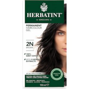 HERBATINT ΜΟΝΙΜΗ ΒΑΦΗ ΤΖΕΛ 2N ΜΑΥΡΟ ΚΑΣΤΑΝΟ
