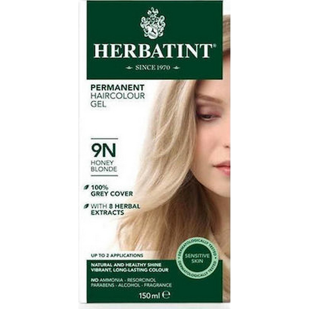 HERBATINT ΜΟΝΙΜΗ ΒΑΦΗ ΤΖΕΛ 9N ΞΑΝΘΟ ΜΕΛΙ