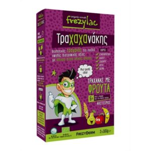 FREZYDERM FREZYLAC ΤΡΑΧΑΧΑΝΑΚΗΣ ΒΙΟΛΟΓΙΚΟΣ ΤΡΑΧΑΝΑΣ ΜΕ ΒΙΟΛΟΓΙΚΑ ΦΡΟΥΤΑ 2x165gr