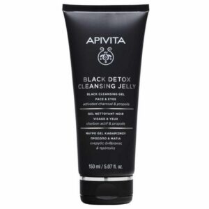 APIVITA BLACK DETOX ΤΖΕΛ ΚΑΘΑΡΙΣΤΙΚΟ ΓΙΑ ΠΡΟΣΩΠΟ & ΜΑΤΙΑ 150ml