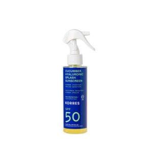 KORRES ΑΓΓΟΥΡΙ & ΥΑΛΟΥΡΟΝΙΚΟ ΑΝΤΗΛΙΑΚΟ SPLASH SPF50 150ml
