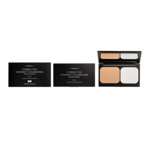 KORRES ACTIVATED CHARCOAL CORRECTIVE COMPACT FOUNDATION ACCF1 9.5g