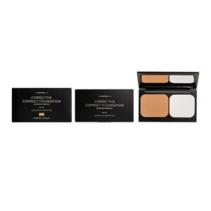 KORRES ACTIVATED CHARCOAL CORRECTIVE COMPACT FOUNDATION ACCF3 9.5g