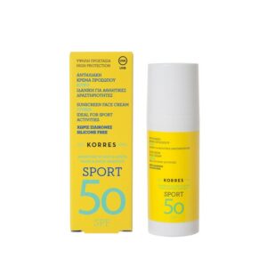 KORRES ΚΙΤΡΟ ΑΝΤΗΛΙΑΚΗ ΚΡΕΜΑ ΠΡΟΣΩΠΟΥ SPORT SPF50 50ml