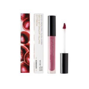 KORRES MORELLO MATTE LASTING LIP FLUID 72 BLUEBERRY POPSICLE 3.4ml
